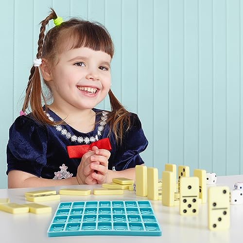 Domino Resin Molds, Domino Molds for Resin Casting, Professional Dominos Molds for Epoxy Resin, Domino Molds Set 28 Cavities, Sturdy Silicone Molds Diueoly