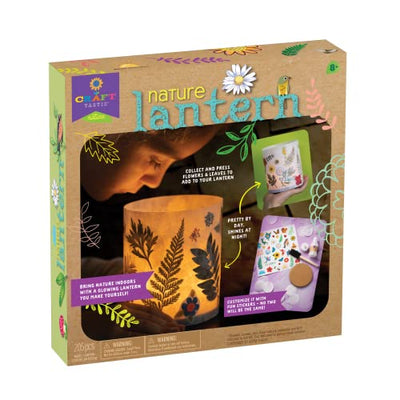 PlayMonster Craft-Tastic Nature Lantern - Nature DIY Craft Kit - Outdoor Crafting Fun - Bring Nature Inside - Comes with Material to Make Lantern