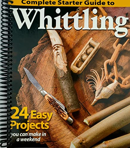 Complete Starter Guide to Whittling: 24 Easy Projects You Can Make in a Weekend (Beginner-Friendly Step-by-Step Instructions, Tips, & Ready-to-Carve - WoodArtSupply