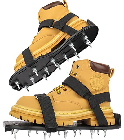 Tafatee Epoxy Floor Spiked Shoes Fully Assembled Gunite Spiked Shoes with 3/4" Short Spikes for Garage Floor Epoxy, Overlays, Cover Installation,1