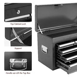 SUN & SUMMER 8-Drawer Rolling Tool Chest with Wheels Tool Storage Organizer Cabinets with Lockable Drawers Tool Box with Adjustable Shelf Tool Chest SUN & SUMMER