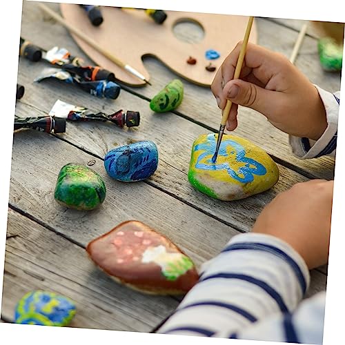 20Pcs Painted Stone Fish Tank Decoration DIY Crafts Fish Bowl Decorations  Crafts for Kids Decorative Pebbles Naturally Stones for Kindness Arts