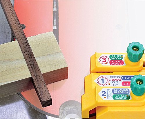 Microjig Matchfit DVC-538K2,DS-333 Dado Stop & Dovetail Clamp Set For Table Saw MICRO JIG