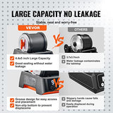 VEVOR Direct Drive Rock Tumbler Kit, 4-Speed/9-Day Timer, Professional Rock Polisher with Rough Gemstones/Grits/Jewelry Fastenings, Stone Polishing VEVOR