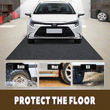 Nyomat Oil Spill Mat, 60" x 72", Garage Floor Mat Under Car, Waterproof/Durable/Non-Slip TPR Backing, Reusable Absorbent Pad, Charcoal Nyomat