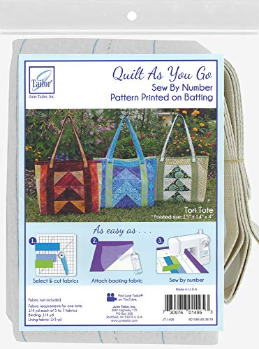 Quilt As You Go Tote Bag - Tori - 1/pack June Tailor