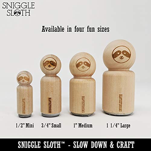 Star Shape Excellent Rubber Stamp for Stamping Crafting Planners - 1/2 Inch Mini WoodArtSupply