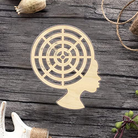 Diva Wreath Rail Wood Craft Unfinished Wooden Cutout Art DIY Wood Sign Inspirational Wall Plaque Rustic Hanging Wall Signs Decor for Front Door Arupkeer