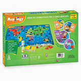 Imagimake Mapology Hidden Quest World Map Board Game | Magical Swipe & Reveal | Educational Toys for 5-7 | Board Game for Kids 8-12 | Boys & Girls Imagimake