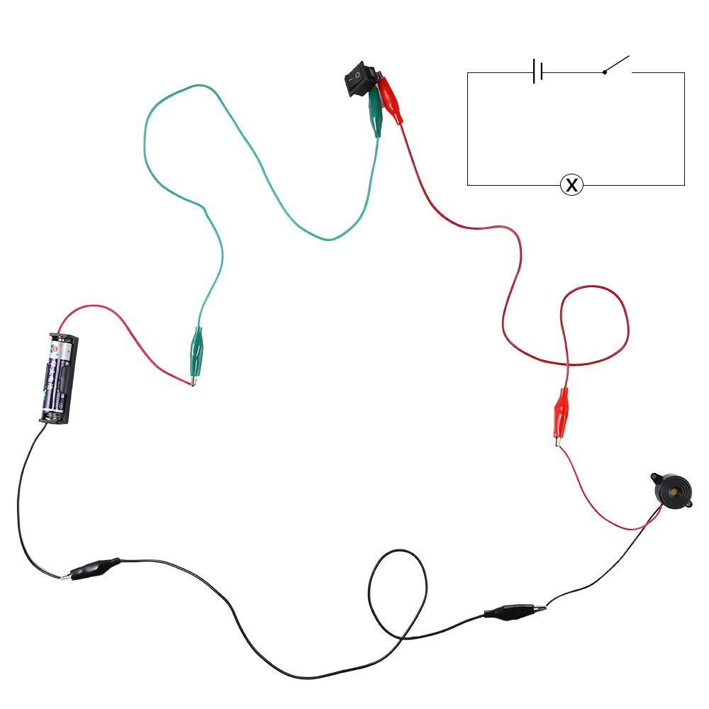 Sntieecr Electric Circuit Motor Kit, Educational Montessori Learning Kits for Kids DIY STEM Science Project - WoodArtSupply