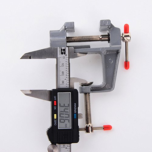 Sourcemall Mini Bench Vise Small Table Clamp Hobby Craft Repair Tool (Clamping Range: 0-1.2inch) Sourcemall