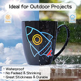 Lya Vinyl Permanent Vinyl for Cricut - 130 Pack 12 "x12 Self Adhesive Vinyl Sheets，120 Vinyl Sheets & 10 Transfer Tape Sheets for Cutting Machines Lya Vinyl