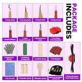 BittyWolf Wood Carving Kit 22 Pieces,Whittling Kit for Adults and Teens, Knife Set for Woodworking with Cut Resistant Gloves, Wooden Blocks, Knife BittyWolf