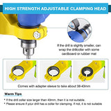 IRONWALLS Floor Drill Press Stand for Hand Drill, 90 Degree Rotating Adjustable Universal Bench Clamp Drill Holder Drill Press Adapter Workbench IRONWALLS