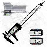 Digital Calipers,Electronic Digital Calipers,YKLSXKC LCD Screen displays 0-6"Caliper Measuring Tool,inch and Millimeter Conversion, Suitable for YKLSXKC
