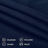 ROTANET Extra Large Apron for Men Adjustable Bib Apron with 2 pockets Cooking Apron for Women Chef Water & Oil Resistant Navy Blue ROTANET