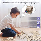 nicknack 3D Wooden Puzzles Model Kits for Adults Piano Mechanical Music Box Model Wooden Xylophone Toy nicknack