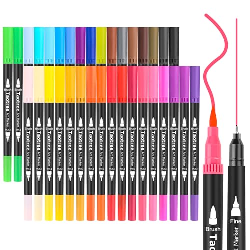 Vitoler Colored Pens Set Fine Line Point Drawing Marker Pens for Writing Journaling Planner Coloring Book Sketching Taking Note Calendar Art Projects