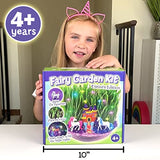 Bloonsy Unicorn Fairy Garden Kit for Kids | Light Up Fairy Unicorn Terrarium Kit | Science STEM Toys Presents | Unicorn Arts and Crafts Stuff for BLOONSY