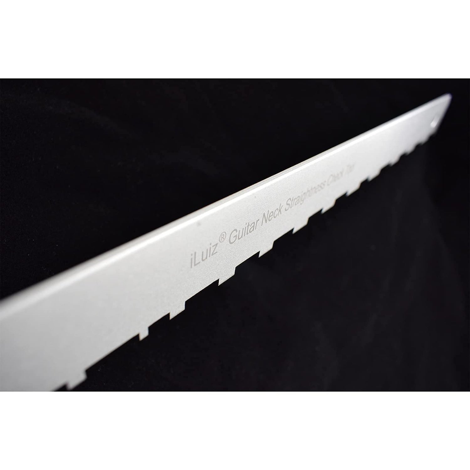 iLuiz Guitar Neck Notched Straight Edge Luthiers Tool for Gibson Fender and Most of Guitar Fretboard and Frets iLuiz