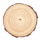 TAICHEUT 100PCS 3.5-4 Inch Natural Wood Slices, Unfinished Wood Slices Wooden Bark Slices Log Circles for Painting, Coasters, Ornaments and Craft TAICHEUT