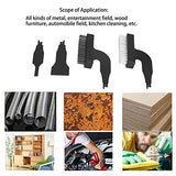 4 pcs Rust Removing Brush Shovel Set Nylon Wire Abrasive Brushes Reciprocating Blade Sabre Saw Cleaning Tool for Tile Cleaning, Floor Mud Cleaning, Walfront