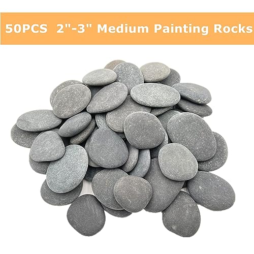 lifetop 120PCS Painting Rocks, DIY Rocks Flat & Smooth Kindness Rocks for  Arts, Crafts, Decoration, Medium/Small/Tiny Rocks for Painting,Hand Picked