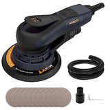 MAXXT Electric 5mm Random Orbital Sander Brushless 350W 3A Multi-function Variable Speed Electric Corded Orbital Sanders Machine with 10 Sanding MAXXT