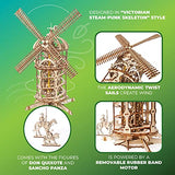 Ugears 70055 3D Tower Windmill Wooden Puzzle Model Building Set Thinking Game DIY Puzzle Educational Toy Environmentally Friendly Adult and Children UGears