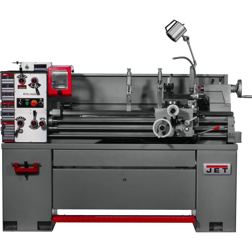 Jet 14 X 40 Lathe With Newall Dp700 Dro & Taper Attachment Jet