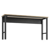 Manhattan Comfort Fortress Wood & Metal Garage Work Table in Gray Manhattan Comfort