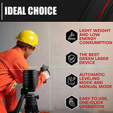 Laser Level,100ft/30m Self-Leveling Laser Level,Green Cross Line Laser,Vertical and horizontal lines,3 Brightness Adjustment,Rotates 360 C&T