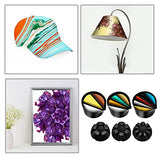 Baderke 6 Pieces Split Cups for Paint Pouring Supplies Silicone Split Cups Acrylic Paint Mixing Cups 3/4/5 Channels Dividers Paint Pouring Supplies Baderke