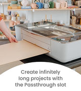 Glowforge Pro Laser Cutter - Create 12x Faster with Wood, Leather, Metal, and Stone. Ultimate Power and Cooling, with AI Prints up to 50 ft. Launch & Glowforge