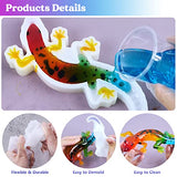 LET'S RESIN Resin Molds Silicone, 2 Pcs Animal Epoxy Resin molds with Realistic Frog and Lizard Shapes, 3D Lifelike Silicone Molds for Epoxy Resin, LET'S RESIN