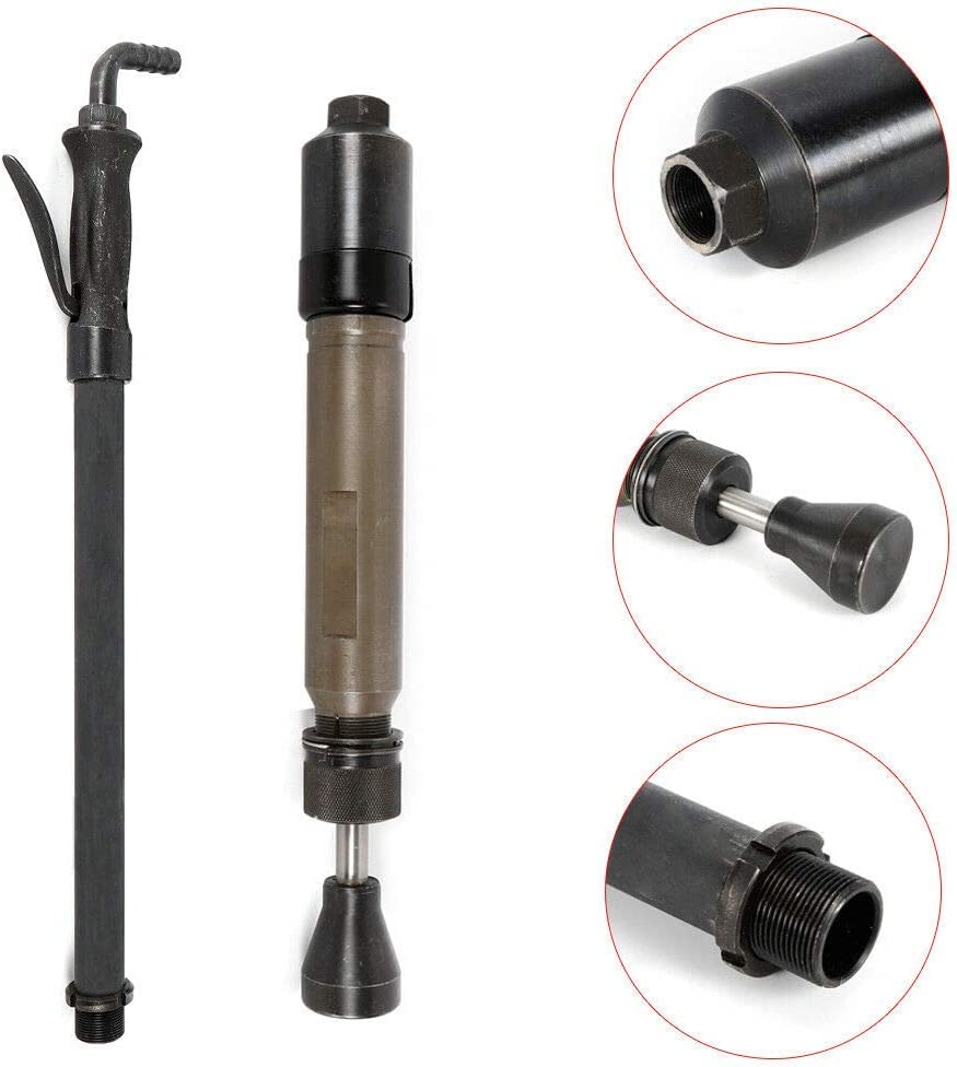 Pneumatic Tamping Machine D9 Pneumatic Tamper Earth Sand Rammer Air Tamper Hammer for Make Bricks, Concrete, 0.63Mpa, 1180mm HaroldDol