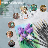 Detail Paint Brushes Set, 12PC Miniature Brushes for Fine Detailing & Art Painting, Small Tiny Paint Brush Perfect for Acrylic, Citadel, Paint by pacocoast