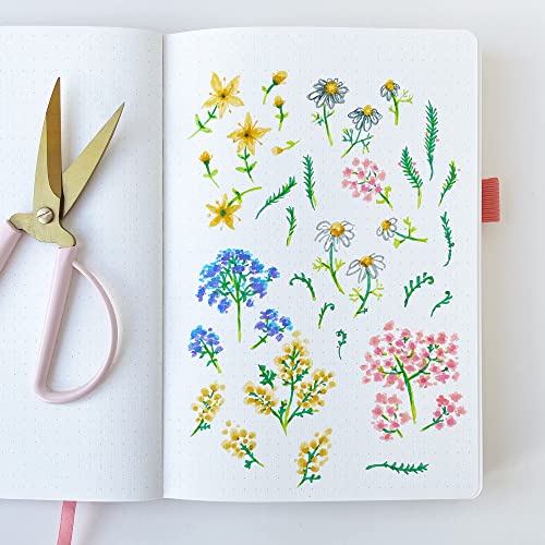 Primrosia 24 Pastel Dual Tip Markers, Fine Tip and Brush Pens. Perfect for art, illustration, drawing, calligraphy and bullet journals Primrosia