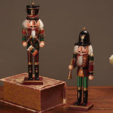 O-Toys Wooden Nutcracker Ornaments Christmas Decoration Figures Set Puppet Home Decor (12 Inch) O-Toys