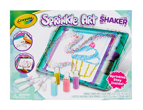 Crayola Sprinkle Art Shaker, Rainbow Arts and Crafts, Gifts for Girls & Boys, Ages 5, 6, 7, 8 Crayola