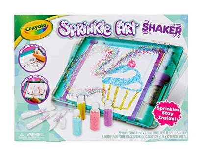 Crayola Sprinkle Art Shaker, Rainbow Arts and Crafts, Gifts for Girls & Boys, Ages 5, 6, 7, 8 - WoodArtSupply