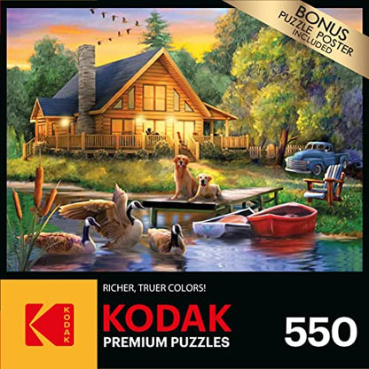 Cra-Z-Art - RoseArt - Kodak Premium - Guardians of The Lake - 550 Piece Jigsaw Puzzle