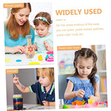 Operitacx 1 Set DIY Vase Unfinished Wood Vase Paintable Vase Tall Ceramic Vases Christmas Craft Supplies Flower Vase Mosaic Flower Holder Vase Tall Operitacx