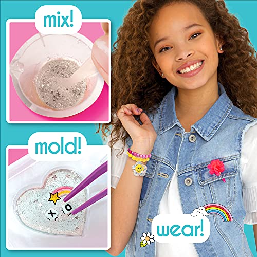 Just My Style Sparkling Jelly Jewelry, Make Your Own Squishy Jewelry, Create 25 Pieces of Jelly Jewelry, Fun Weekend or Sleepover Activity, Great Just My Style