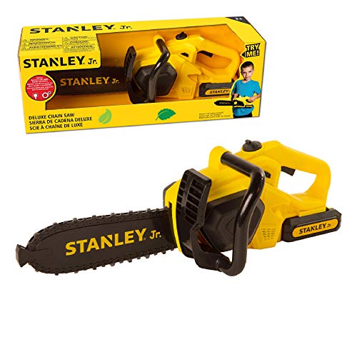 Red Toolbox Stanley Jr Battery Operated Delux Chainsaw,Yellow Red Toolbox