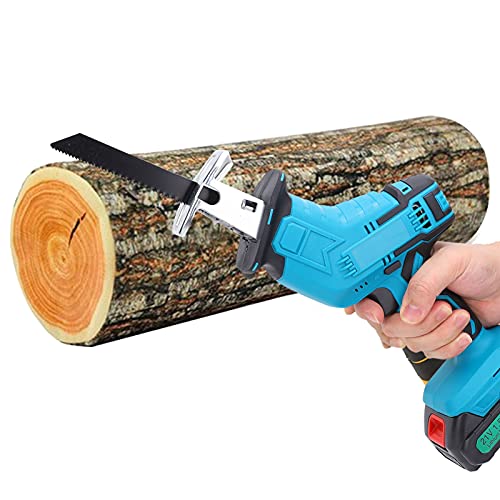 Electric Reciprocating Saw, Battery Power Supply Cordless Sabre Saw Efficient And Durable for Wood for Pipe And Steel(transparency)