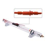 US Stock CO2 Laser Tube 90W 100W Length 1250mm Dia.80mm 100W Laser Tube for CO2 Laser Engraver Cutting Machine Cloudray