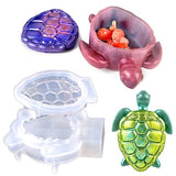 Sea Turtle Box Resin Mold with Lid, Creative Container Epoxy Resin Casting Mould, Sea Animal Silicone Storage Mold DIY Jewelry Holder Trinket Plate Wehous