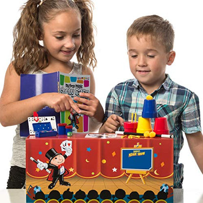 Marvin's Magic - Kids Magic Set - My First Magic Show Case for Young Magicians - Magic Tricks for Kids - Includes Magic Wand, Transforming Case + - WoodArtSupply