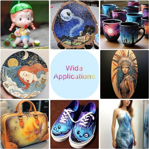 Airbrush Paint Set - 30 Colors Airbrush Paint with 2 Cleaning Brush, Ready to Spray Airbrush Kit, Water Based Acrylic Air Brush Paint for Metal, ERCorArt